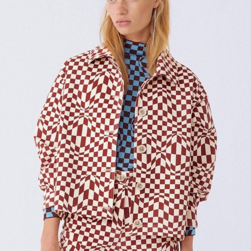 Paloma Wool Finale Jacket Psychedelic Print M